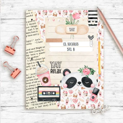 Separador Panda Relax - CocoJolie Kits Imprimibles