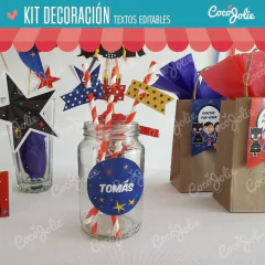 Imprimible Superman Vs Batman: Kit Completo