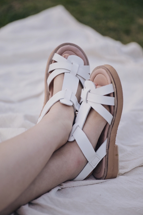 SANDALIAS ALICIA BLANCO (pre venta)