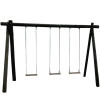 Balanço rustico triplo de eucalipto - comprar online