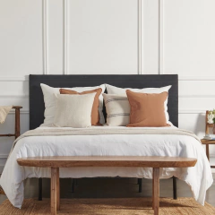 Funda de almohadón canela con vivo en internet