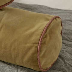 Almohadón Cilindrico Mostaza - tienda online
