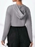 Molde de buzo crop top (pupero) con capucha en 8 talles - comprar online