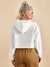 Molde de buzo crop top (pupero) con capucha en 8 talles - El Ajuar de Julia