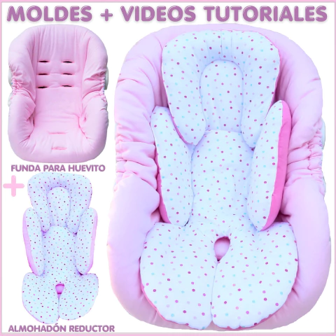 COMBO FUNDA PARA HUEVITO + REDUCTOR (MOLDES + VIDEOS TUTORIALES)
