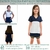 Molde POLLERA PANTALÓN DEPORTIVA talles 4 a 14