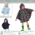 Molde PONCHO o CAPA INFANTIL talles 1 a 10 años