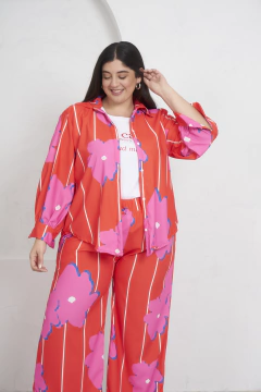 Maxicamisa BONITA print base roja