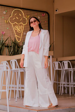 Blazer RIO OFF WHITE - Cápsula LINO - Muchamuchacha