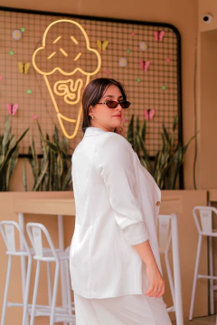 Blazer RIO OFF WHITE - Cápsula LINO en internet