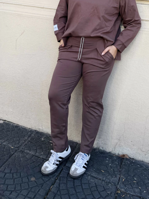 Pantalon DI COMO vison - comprar online