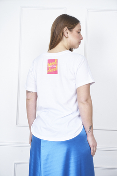 Imagen de Remera MUCHA GOOD MOOD azul