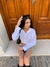 Camisa crop Ami {blanca} - comprar online
