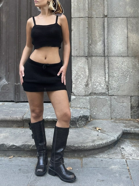 Knit skirt