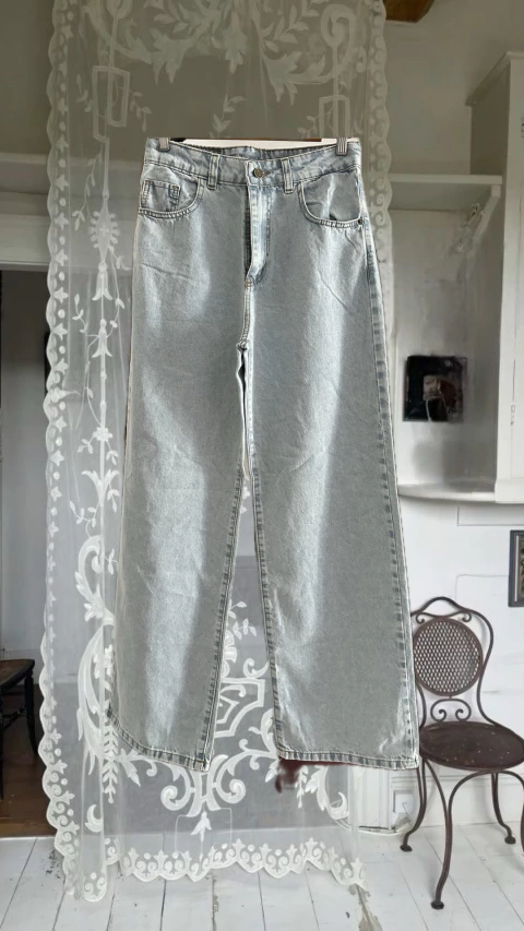 Baby girl light blue (wide leg) - comprar online