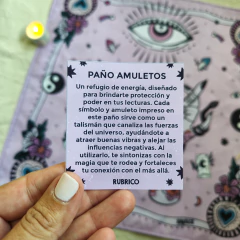Paño Amuletos + Bolsa en internet