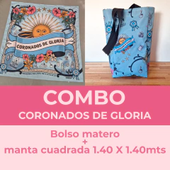 Combo Bolso + Manta Coronados