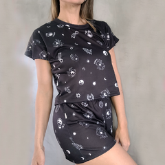 Remera Crop Wicca Black - comprar online