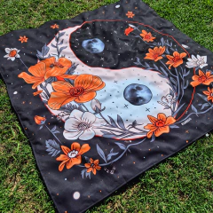 Imagen de Manta Luna Ying Yang