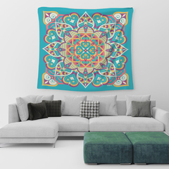Manta Mandala Turquesa - RUBRICO