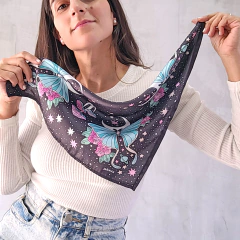 Pañuelo "Noche Magica" Pocket 45x45cm - comprar online