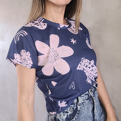 Remera Crop Liberty - RUBRICO