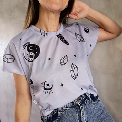 Remera Crop Ying Yang en internet