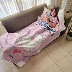 Manta Chill Micropolar Unicornio - tienda online