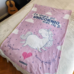 Manta Chill Micropolar Unicornio en internet