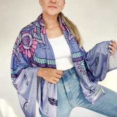Ruana YingYang Color - tienda online