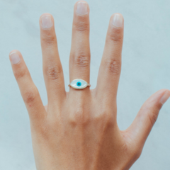 Anillo Ojo Nácar