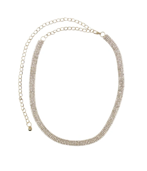 Cinturón cadena strass en internet