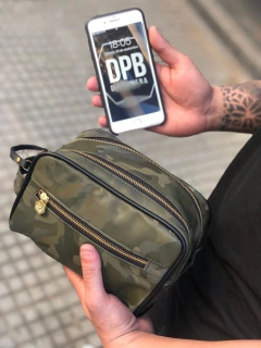 NECESER TRIPLE LISO CAMUFLADO VERDE