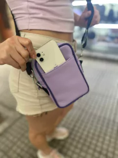 PORTA CELULAR LILA - ⚽DEPRIMERABOLSOS⚽