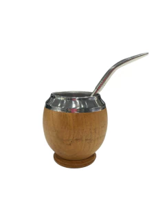 MATE TORPEDO ALGARROBO VIROLA ACERO - comprar online