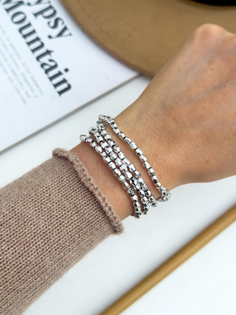 SET PULSERA PLATA - comprar online