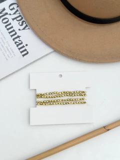 SET PULSERA DORADO en internet