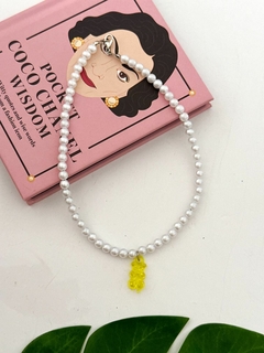 COLLAR PERLAS GUMMY TRANSPARENTE - comprar online