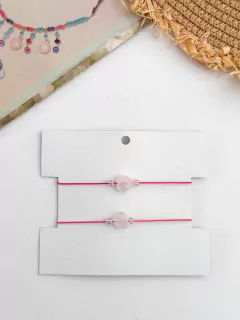 PULSERA CANDY CORAZON VIDRIO