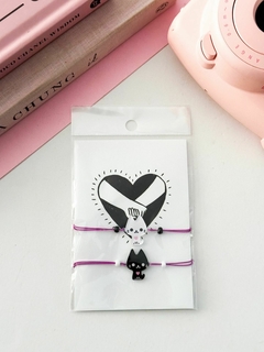 PULSERA BFF ACRILICO GATITO