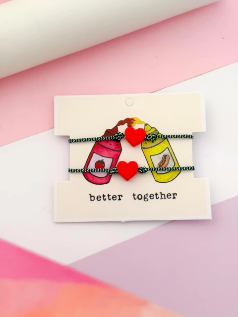 PULSERA BFF CORDON VERDE - comprar online