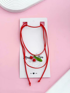 COLLAR GAMUZA CHERRY BOMB - PAW Accesorios
