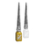 Kit 2 Delineadores Liquidos Metalizados Oro y Blanco Hold Morning