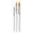 Set de 3 Pinceles Artístico Pro Bolong Artist Brushes - Transparentes