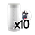 Pack de 10 Tubos Guardatutti Porta Brochas y Pinceles de Maquillaje Makeup Supplies - Mayorista