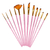 Set de 12 Pinceles Artisticos Color Pastel Artist Brushes