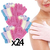 Pack de 24 Guantes Exfoliantes Corporales - Mayorista