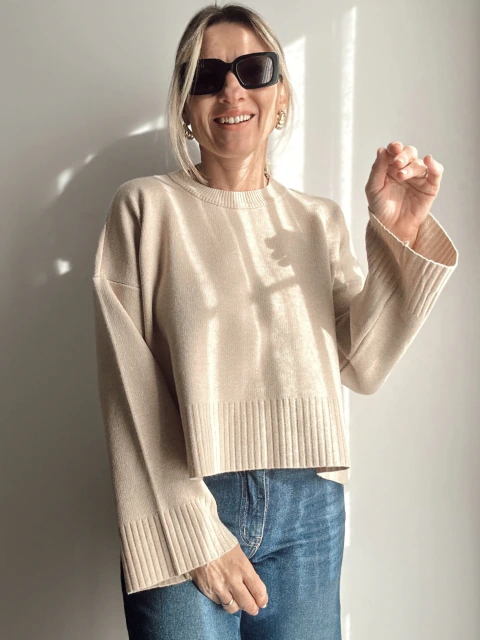 Sweters Jackard Básico - tienda online