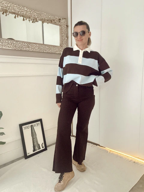 Jeans Flare Cacao