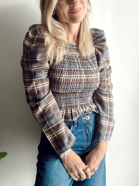 Blusa Líber Tartan
